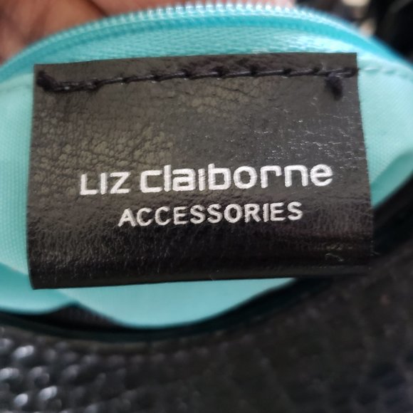 Liz Claiborne Small Black Handbag/Purse - Picture 7 of 9